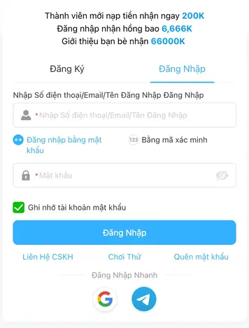 Cách Đăng Ký & Đăng Nhập MV666